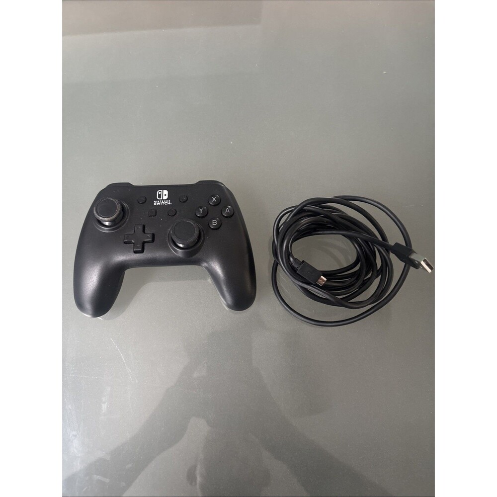 PowerA Ergonomic Wired USB Controller for Nintendo Switch, Black, 10ft Cable